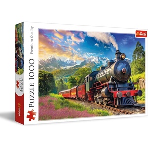 image:imageTrefl Train Journey 1000 Piece Jigsaw Puzzle Red 27x19 Print DIY Puzzle Creative Fun Classic Jigsaw for Adults and Children from 14 Years Old
