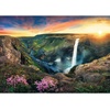 image:imageTrefl Hifoss Waterfall Iceland 2000 Piece Jigsaw Puzzle Red 38x27 Print DIY Puzzle Creative Fun Classic Puzzle for Adults and Children from 14 Years Old
