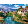 image:imageTrefl Old Bridge in Mostar Bosnia and Herzegovina 500 Piece Jigsaw Puzzle Red 19x13 Print DIY Puzzle Creative Fun Classic Jigsaw for Adults and Children from 10 Years Old