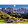image:imageTrefl Val di Funes Valley Dolomites Italy 1500 Piece Jigsaw Puzzle Red 33x23 Print DIY Jigsaw Creative Fun Classic Puzzle for Adults and Children from 14 Years Old