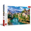 image:imageTrefl Old Bridge in Mostar Bosnia and Herzegovina 500 Piece Jigsaw Puzzle Red 19x13 Print DIY Puzzle Creative Fun Classic Jigsaw for Adults and Children from 10 Years Old