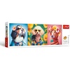 image:imageTrefl Panorama Doggie Fashion Week 500 Piece Jigsaw Puzzle Red 26x9 Print DIY Puzzle Creative Fun Classic Jigsaw for Adults and Children from 10 Years OldPanorama Doggie Fashion Week 500 Piece Jigsaw Puzzle