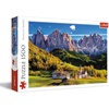 image:imageTrefl Val di Funes Valley Dolomites Italy 1500 Piece Jigsaw Puzzle Red 33x23 Print DIY Jigsaw Creative Fun Classic Puzzle for Adults and Children from 14 Years Old