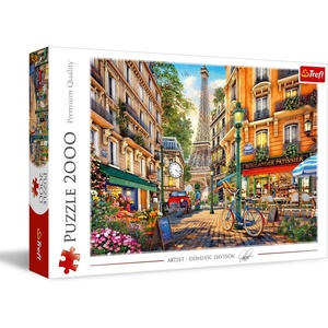 image:imageTrefl Afternoon in Paris 2000 Piece Jigsaw Puzzle Red 38x27 Print DIY Puzzle Creative Fun Classic Jigsaw for Adults and Children from 14 Years Old