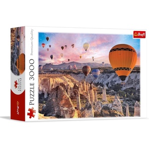 image:imageTrefl Balloons Over Cappadocia 3000 Piece Jigsaw Puzzle Red 46x33 Print DIY Puzzle Creative Fun Classic Puzzle for Adults and Children from 15 Years Old