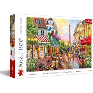 image:imageTrefl Charming Paris 1500 Piece Jigsaw Puzzle Red 33x 23 Print DIY Puzzle Creative Fun Classic Jigsaw for Adults and Children from 14 Years Old