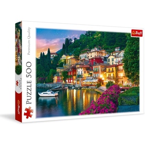 image:imageTrefl Lake Como Italy 500 Piece Jigsaw Puzzle Red 19x13 Print DIY Jigsaw Creative Fun Classic Puzzle for Adults and Children from 10 Years Old