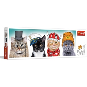 image:imageTrefl Panorama Doggie Fashion Week 500 Piece Jigsaw Puzzle Red 26x9 Print DIY Puzzle Creative Fun Classic Jigsaw for Adults and Children from 10 Years OldPanorama Fluffy Team 500 Piece Jigsaw Puzzle