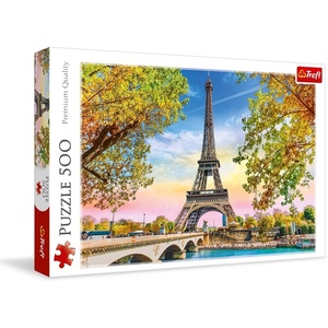 image:imageTrefl Romantic Paris 500 Piece Jigsaw Puzzle Red 19x13 Print DIY Jigsaw Creative Fun Classic Puzzle for Adults and Children from 10 Years Old
