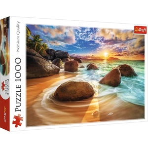 image:imageTrefl Samudra Beach India 1000 Piece Jigsaw Puzzle Red 27x19 Print DIY Jigsaw Creative Fun Classic Puzzle for Adults and Children from 14 Years Old
