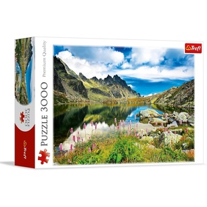 image:imageTrefl Starolesnianski Pond Tatras Slovakia 3000 Piece Jigsaw Puzzle Red 46x33 Print DIY Puzzle Creative Fun Classic Puzzle for Adults and Children from 15 Years Old