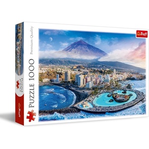 image:imageTrefl View of Tenerife Spain 1000 Piece Jigsaw Puzzle Red 27x19 Print DIY Puzzle Creative Fun Classic Jigsaw for Adults and Children from 14 Years Old