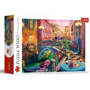 image:imageTrefl an Evening in Venice 3000 Piece Jigsaw Puzzle Red 46x33 Print DIY Puzzle Creative Fun Classic Jigsaw for Adults and Children from 15 Years Old