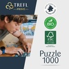 image:imageTrefl 1000 Pieces Thickest Cardboard Organic Tour Entertainment for Adults and Children from 12 Years 10693 Romantic Sunset UFT Puzzles Eiffel Tower Paris France 1000