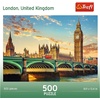 image:imageTrefl London United Kingdom 500 Piece Jigsaw Puzzle 19x13 Print DIY Puzzle Creative Fun Classic Jigsaw for Adults and Children from 12 Years Old