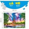 image:imageTrefl Sky Over Paris 600 Piece Jigsaw Puzzle Crazy Shapes Print DIY Puzzle Creative Fun Classic Puzzle for Adults and Children from 10 Years Old