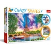 image:imageTrefl Sky Over Paris 600 Piece Jigsaw Puzzle Crazy Shapes Print DIY Puzzle Creative Fun Classic Puzzle for Adults and Children from 10 Years Old