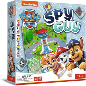 image:imageTrefl  Spy Guy Paw Patrol Lookout Cooperative Detective Game Family Board Game Chase and The Team Searching for Clues Huge Cartoon Board for Adults and Children Aged 3 and Over