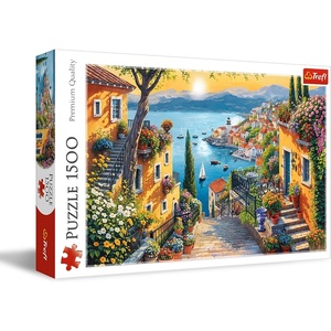 image:imageTrefl Seaside View 1500 Piece Jigsaw Puzzle Red 33x 23 Print DIY Puzzle Creative Fun Classic Jigsaw for Adults and Children from 14 Years Old