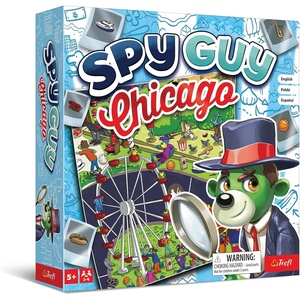 image:imageTrefl Spy Guy Chicago Detective Board Game Chicago Symbols Searching for Evidence and Catching Criminals Large Board with a City Family Game for Adults and Children from 5 Years Old