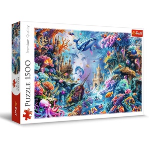 image:imageTrefl Underwater World 1500 Piece Jigsaw Puzzle Red 33x23 Print DIY Puzzle Creative Fun Classic Puzzle for Adults and Children from 14 Years Old