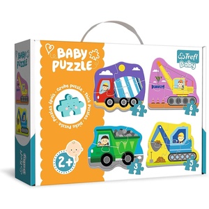 image:imageTrefl Vehicles on The Construction site 4in1 Jigsaw Puzzle Baby Classic DIY Puzzle Creative Fun Classic Puzzle for Adults and Children from 2 Years Old