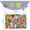 image:imagePuzzle Jungle Cats Woodcraft 501pc