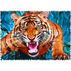 image:imageTrefl Facing a Tiger 600 Piece Jigsaw Puzzle Crazy Shapes Print DIY Puzzle Creative Fun Classic Puzzle for Adults and Children from 10 Years Old