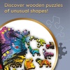 image:imageTrefl 20160 5001 Teile Wood Craft unregelmige Formen 50 Tierfiguren modernes Premium Puzzle Colourful Puppy