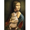 image:imageTrefl Mona Lisa and purring Kitty 1000 Piece Jigsaw Puzzle Red 27x19 Print DIY Jigsaw Creative Fun Classic Puzzle for Adults and Children from 14 Years Old