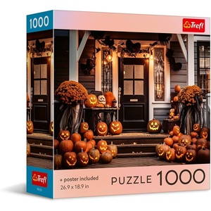 image:imageTrefl  Square Box  Trick or Treat  1000 Piece Jigsaw Puzzle 27x19 Print DIY Puzzle Creative Fun Classic Jigsaw for Adults and Children from 14 Years Old