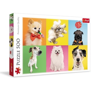 image:imageTrefl Dogs 500 Piece Jigsaw Puzzle Red 19x13 Print DIY Puzzle Creative Fun Classic Jigsaw for Adults and Children from 10 Years Old
