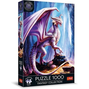 image:imageTrefl Premium Plus Quality  Puzzle Fantasy Collection Treasure Guardian  1000 Pieces Series of Fantasy World Images Anne Stokes Perfect Piece Fit for Adults and Children from 14 Years