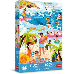 image:imageTrefl in the Heat of the Holiday Season 1000 Jigsaw Puzzle Premium Plus The Art of Colour 27x19 Colorful Series Perfect Piece Fit for Adults and Children from 14 Years