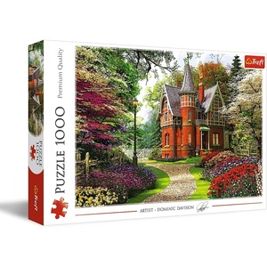 image:imageTrefl Victorian Cottage 1000 Jigsaw Puzzle Red 27x19 Print Perfect Matching of Elements for Adults and Children from 14 Years Old