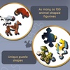 image:imageTrefl 20149 1000 Teile Wood Craft unregelmige Formen 100 Tierfiguren hochwertiges modernes DIY fr Erwachsene und Kinder ab 12 Jahren Dog Friendship Puzzle