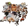 image:imageTrefl 20149 1000 Teile Wood Craft unregelmige Formen 100 Tierfiguren hochwertiges modernes DIY fr Erwachsene und Kinder ab 12 Jahren Dog Friendship Puzzle