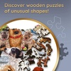 image:imageTrefl 20149 1000 Teile Wood Craft unregelmige Formen 100 Tierfiguren hochwertiges modernes DIY fr Erwachsene und Kinder ab 12 Jahren Dog Friendship Puzzle