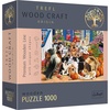 image:imageTrefl 20149 1000 Teile Wood Craft unregelmige Formen 100 Tierfiguren hochwertiges modernes DIY fr Erwachsene und Kinder ab 12 Jahren Dog Friendship Puzzle