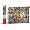 image:imageTrefl Sistine Chapel Ceiling 6000 Piece Jigsaw Puzzle Red 54x38 Print DIY Puzzle Creative Fun Classic Puzzle for Adults and Children from 15 Years Old