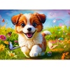 image:imageTrefl Happy Puppy 500 Piece Jigsaw Puzzle Red 19x13 Print DIY Creative Fun Classic Puzzle for Adults and Children from 10 Years Old