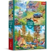 image:imageTrefl Summertime Relax 2x500 Piece Jigsaw Puzzle 19x13 Print DIY Puzzle Creative Fun Classic Jigsaw for Adults and Children from 14 Years Old