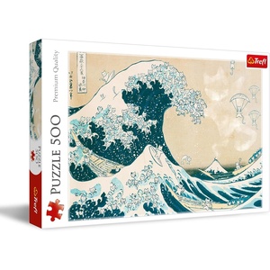 image:imageTrefl The Great cat Wave 500 Piece Jigsaw Puzzle Red 19x13 Print DIY Creative Fun Classic Puzzle for Adults and Children from 10 Years Old