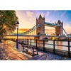 image:imageTrefl Tower Bridge London 1000 Jigsaw Puzzle Red 27x19 Print Painted Nostalgic Pictures Perfect Matching of Elements for Adults and Children from 14 Years Old
