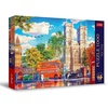 image:imageTrefl View of London 1000 Jigsaw Puzzle Premium Plus Tea Time 27x19 A Series of Painted Nostalgic Pictures Perfect Matching of Elements for Adults and Children from 14 Years Old