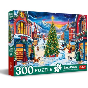 image:imageTrefl  Puzzle EasyPiece Christmas Village  300 Pieces  Large Pieces Easy Puzzle for Adults and Children Aged 10 and Older