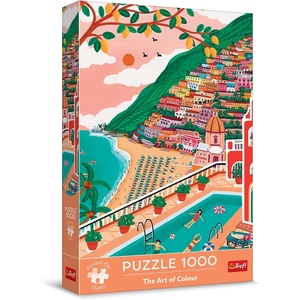 image:imageTrefl Premium Plus Quality  Puzzle The Art of Colour Positano Italy  1000 Pieces Colorful Series Perfect Piece Fit for Adults and Children from 14 Years