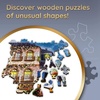 image:imageTrefl 20142 1000 Teile Wood Craft unregelmige Formen 100 Figuren franzsischer Denkmler Symbole modernes Puzzle DIY fr Erwachsene und Kinder ab 12 Jahren Wooden French Street