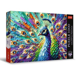image:imageTrefl Premium Plus Quality  Colorful Peacock 1000 Pieces Perfect Piece Fit for Adults and Kids 14