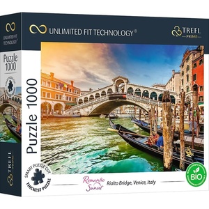 image:imageTrefl Prime 1000 Piece Puzzle  Romantic Sunset Rialto Bridge Venice Italy